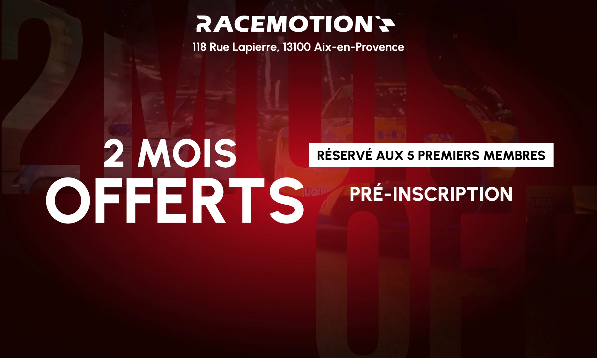 2 mois offerts — pré-inscription abonnement